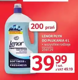 Selgros Płyn do płukania Lenor oferta