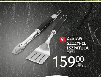 Zestaw szczypce i szpatuła Weber