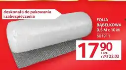 Selgros Folia bąbelkowa 0,5m x 10m oferta