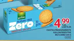 Selgros Ciastka pełnoziarniste Digestive bez cukru gullón oferta