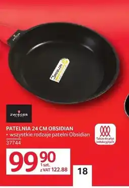 Selgros Patelnia 24cm Obsidian ZWIEGER oferta