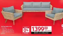 Selgros Zestaw mebli Vita oferta