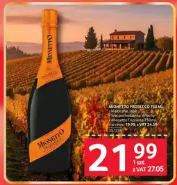 Selgros Wino Mionetto Prosecco klasyczne Włochy oferta