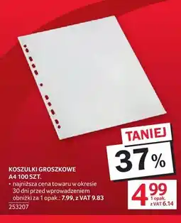 Selgros Koszulki groszkowe A4 100-pak oferta