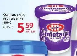 Selgros Śmietana 18% bez laktozy Mlekovita oferta