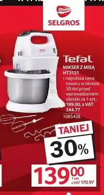 Selgros Mikser z misą Tefal HT3121 oferta