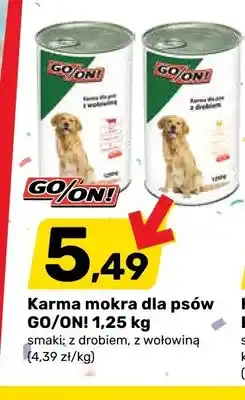 Bricomarche Karma mokra dla psów z drobiem GO/ON! oferta