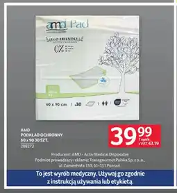 Selgros Podkład ochronny AMD Pad 60x90cm 30-pak oferta