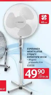 Selgros Wentylator stojący ESPERANZA EHF001WW 40cm oferta