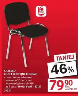 Selgros Krzesło konferencyjne Chrome oferta