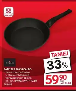 Selgros Patelnia 20cm Caldo Zwieger oferta