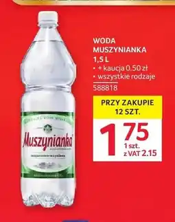 Selgros Woda Muszynianka oferta