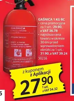 Selgros Gaśnica 1kg BC oferta