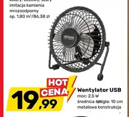 Bricomarche Wentylator USB 2,5W oferta