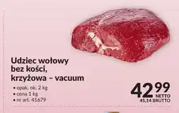 Makro Udziec wołowy bez kości krzyżowa - vacuum oferta