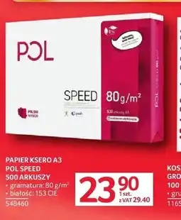 Selgros Papier ksero A3 POL Speed 80g/m2 500 arkuszy oferta