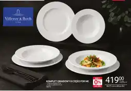 Selgros Komplet obiadowy 8 części For Me Villeroy & Boch oferta