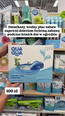 Pepco Dmuchany wodny plac zabaw QUA QUA 160x132x70cm oferta