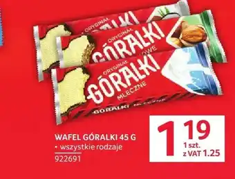 Selgros Wafel Góralki oferta