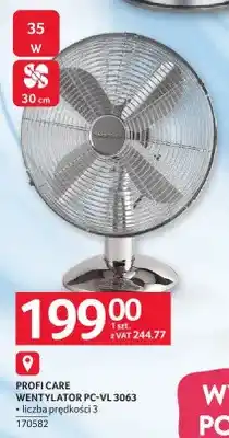 Selgros Wentylator PROFI CARE PC-VL 3063 35W 30cm oferta