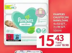 Selgros Chusteczki nawilżane PAMPERS oferta