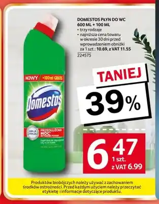 Selgros Płyn do WC Domestos oferta