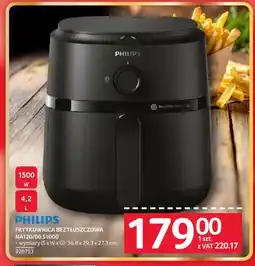 Selgros Frytkownica beztłuszczowa PHILIPS NA120/00 S1000 1500W oferta