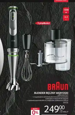 Blender ręczny BRAUN MQ9135XI 1200W 3 prędkości