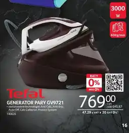Selgros Generator pary Tefal GV9721 oferta