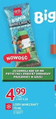 Selgros Lody Big Milk Minecraft oferta