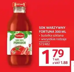 Selgros Sok warzywny Fortuna butelka szklana oferta
