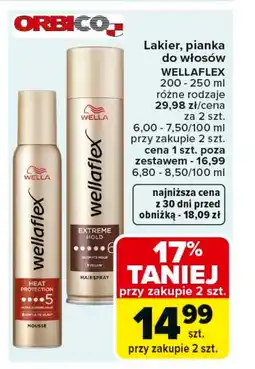Carrefour Market Lakier do włosów Wellaflex oferta