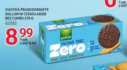 Selgros Ciastka pełnoziarniste w czekoladzie bez cukru gullón oferta