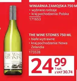 Selgros Wino The Wine Stones białe wytrawne Nowa Zelandia oferta