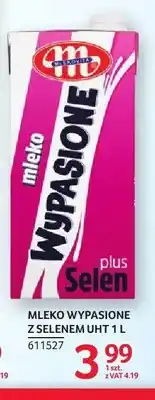 Selgros Mleko Wypasione z selenem UHT Mlekovita oferta