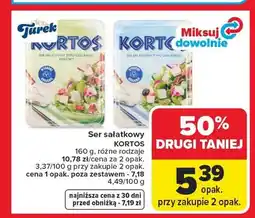 Carrefour Ser sałatkowy Kortos ziołowy Turek oferta