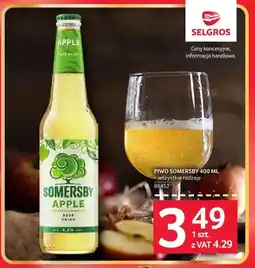 Selgros Piwo Somersby Apple oferta