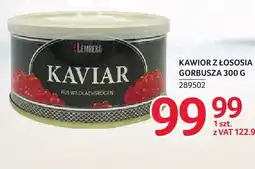 Selgros Kawior z łososia gorbusza Lemberg oferta