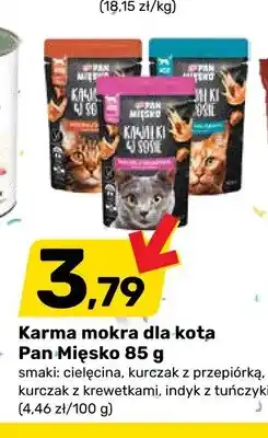 Bricomarche Karma mokra dla kota kurczak z przepiórką Pan Mięsko oferta