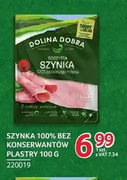 Selgros Szynka 100% bez konserwantów plastry Dolina Dobra oferta