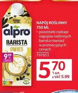 Selgros Napój roślinny Alpro Barista owies oferta