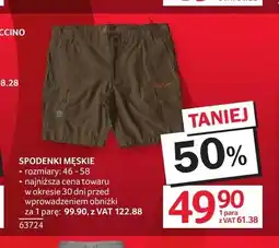 Selgros Spodenki męskie oferta
