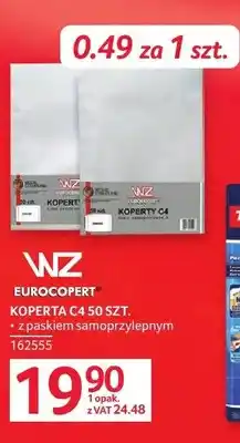 Selgros Koperta C4 WZ Eurocopert z paskiem samoprzylepnym 50szt oferta