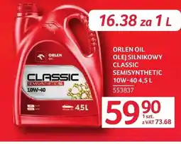 Selgros Olej silnikowy ORLEN OIL Classic Semisynthetic 10W-40 oferta
