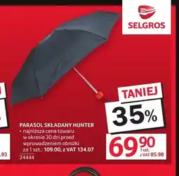 Selgros Parasol składany Hunter oferta