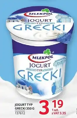 Selgros Jogurt typ grecki Mlekpol oferta