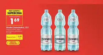 Biedronka Woda niegazowana Cisowianka oferta