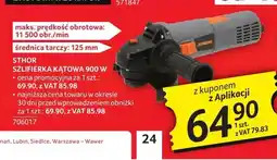Selgros Szlifierka kątowa STHOR 900W oferta