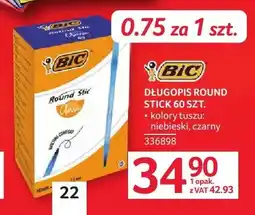 Selgros Długopis BIC Round Stick 60szt oferta