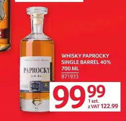 Selgros Whisky Paprocky Single Barrel 40% oferta